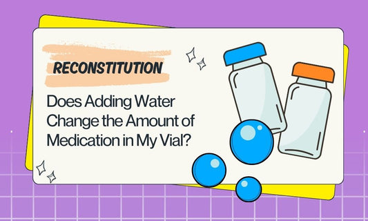 Reconstitution: Does Adding Water Change the Amount of Medication in My Vial?
