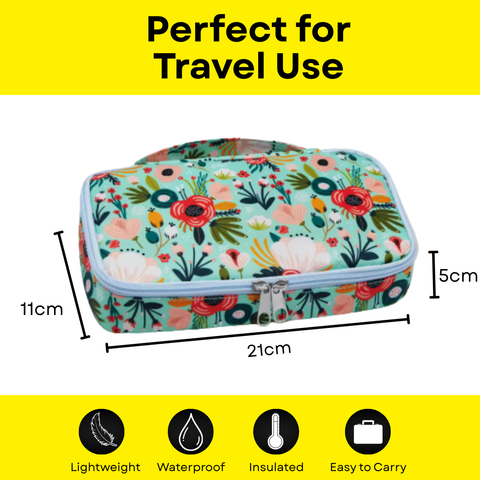 Large Insulated Travel Case - Patterned